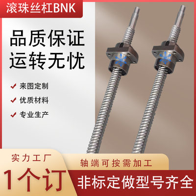 滚珠丝杆BNK1205 1208 1402 1404 1408 1510 1520 1616 2010 2020