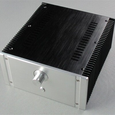 全铝小甲功放机箱 配合伟良带滤波金封1969小甲电路 型号2412A