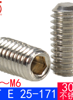 NF E 25-171(304不锈钢)内六角平端紧定螺钉(M5M6)