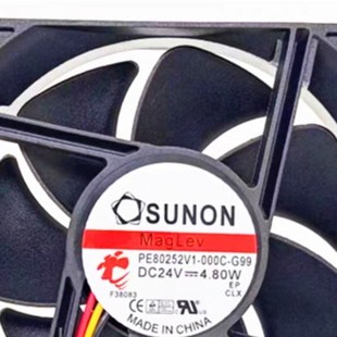 G99 000C 24V 4.8W 变频器风扇 全新SUNON建准 8cm厘米 PE80252V1