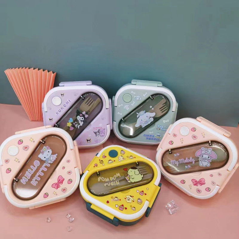 三丽鸥小学生饭盒库洛米儿童手提可微波炉三格日韩便当餐盒保鲜盒,工业油品/胶粘/化学/实验室用品,马弗炉/电阻炉/实验炉,淘宝优惠券,粉丝福利购,淘宝优惠卷