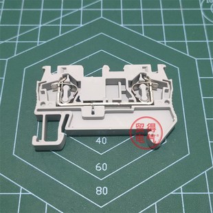 ST4接线端子排导轨式4MM免螺钉直插型接线柱 ST-4弹簧端子排