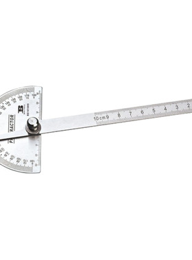 波斯工具 不锈钢单杆公制角度尺150mm 200mm BS181809 BS181812