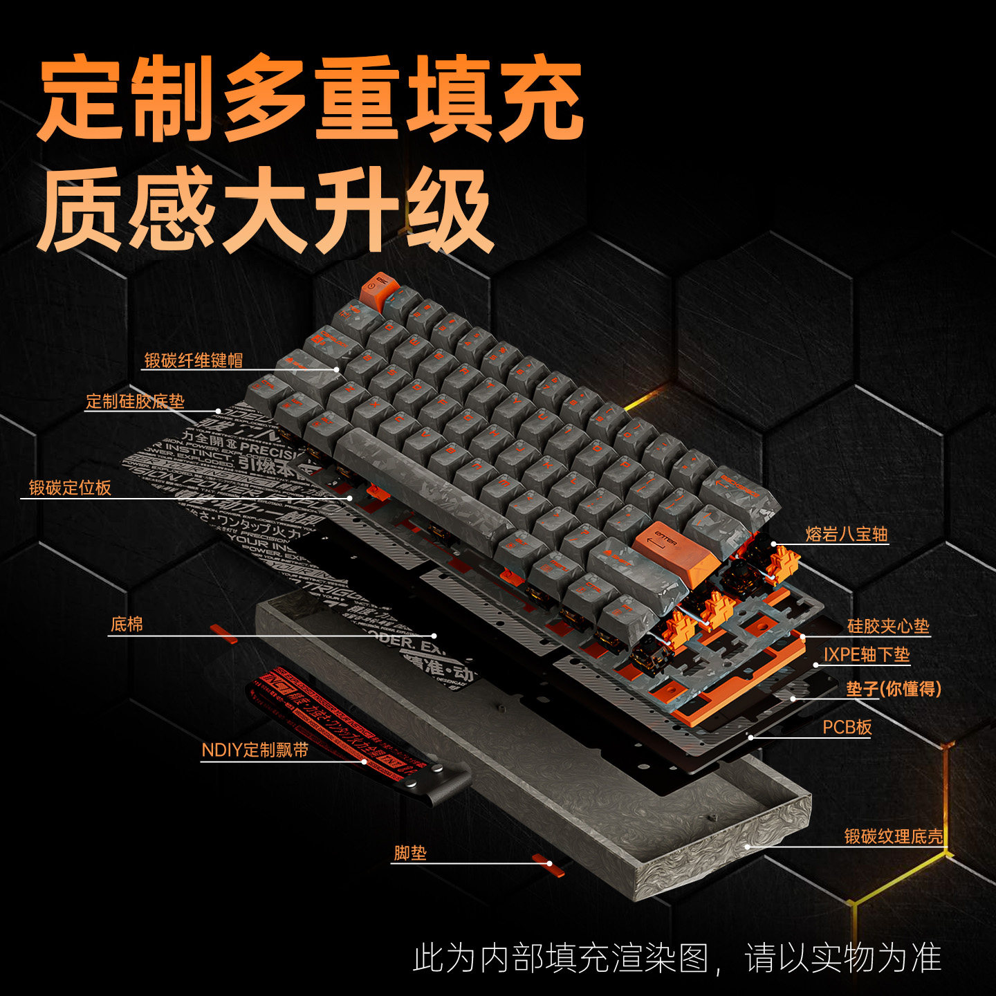 TNTT60HE碳纤维磁轴键盘