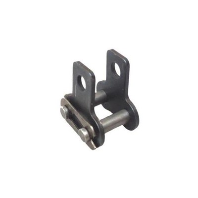 接头链条直板工业附件单双孔单双侧带耳带传动链扣06B08B12A1