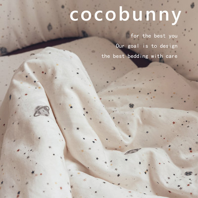 cocobunny婴儿隔尿床笠A类纯棉