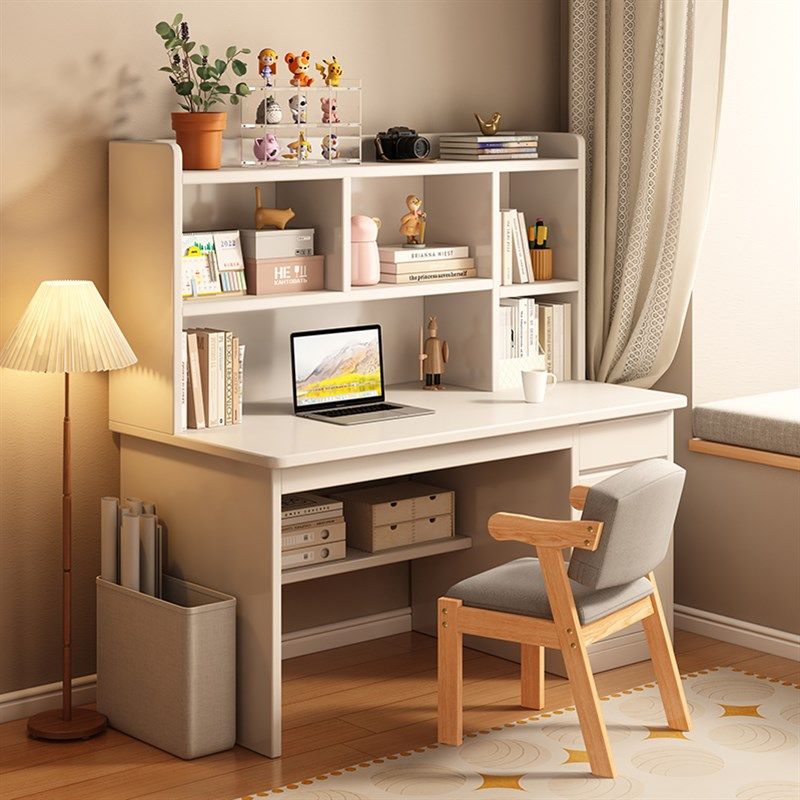 书桌学生家用写字桌书柜书架一体学习桌子初中生卧室带椅子电脑桌,农用物资,苗木固定器/支撑器,淘宝优惠券,粉丝福利购,淘宝优惠卷