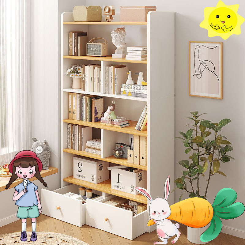 书架落地靠墙置物架多层书柜卧室简易家用客厅收纳储物柜置物柜子,农用物资,苗木固定器/支撑器,淘宝优惠券,粉丝福利购,淘宝优惠卷