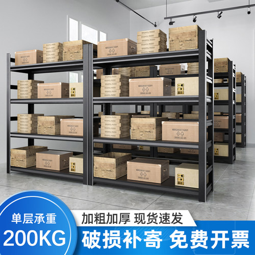 加厚货架仓储仓库展示架家用多层落地置物架阳台杂物储物架铁架子