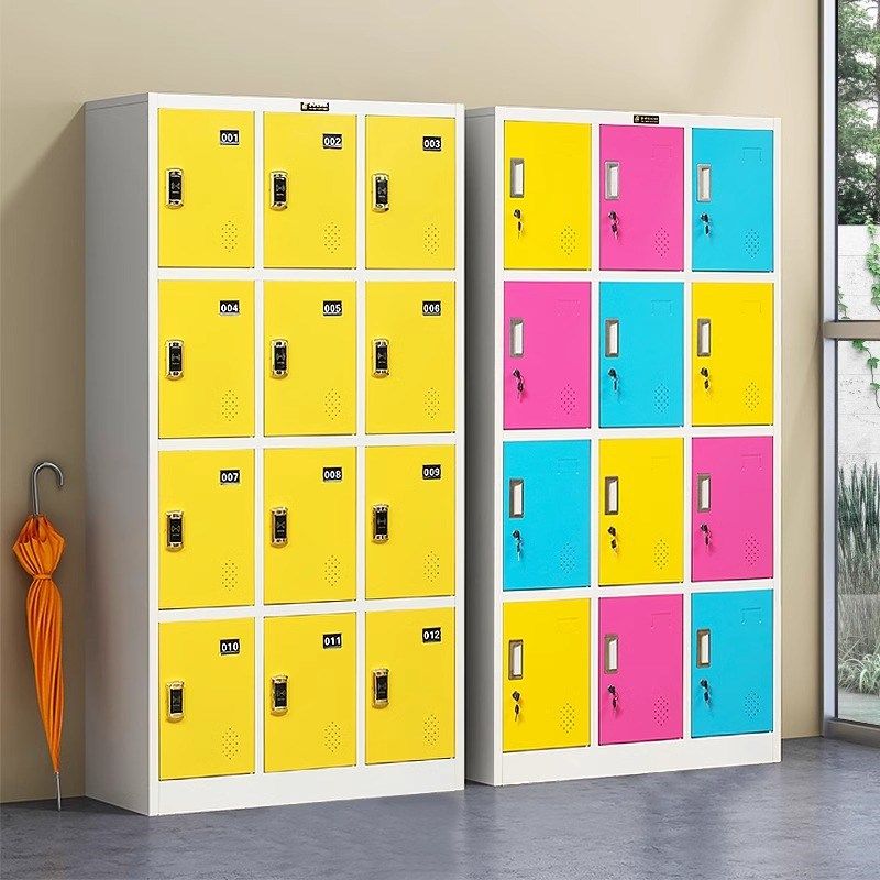 彩色更衣柜健身房游泳馆储物柜员工宿舍钢制衣柜12门感应锁储物柜,农用物资,苗木固定器/支撑器,淘宝优惠券,粉丝福利购,淘宝优惠卷