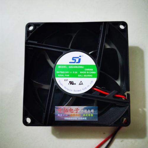 全新SJ 8厘米 SB240825BU 24V 0.3A变频器风扇8CM 80*80*25MM