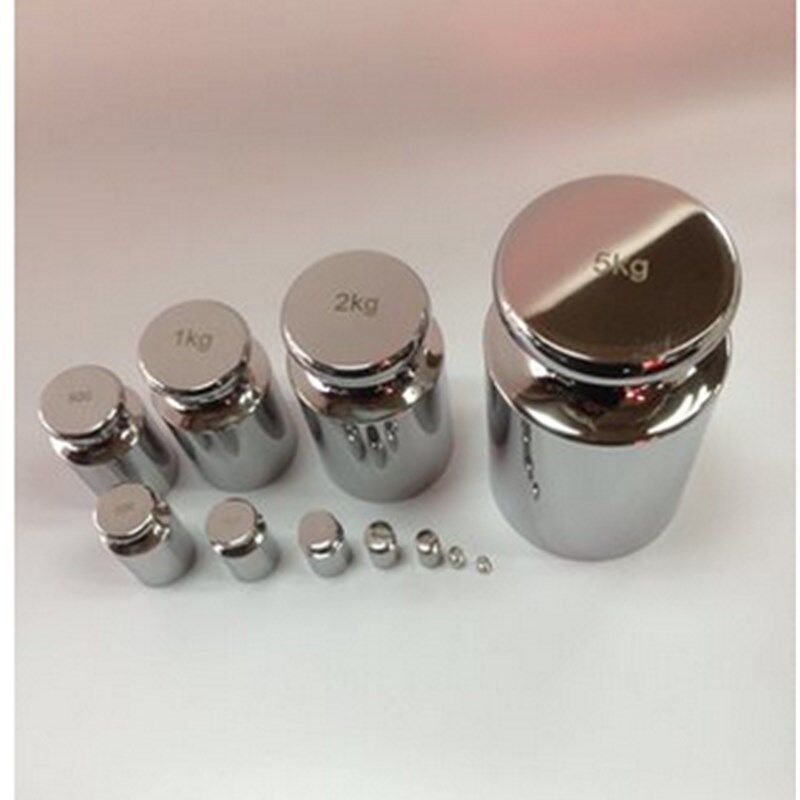 标准砝码 钢制镀铬M1级1g/5g/100g/200g/500g2kg3kg4kg天平砝码