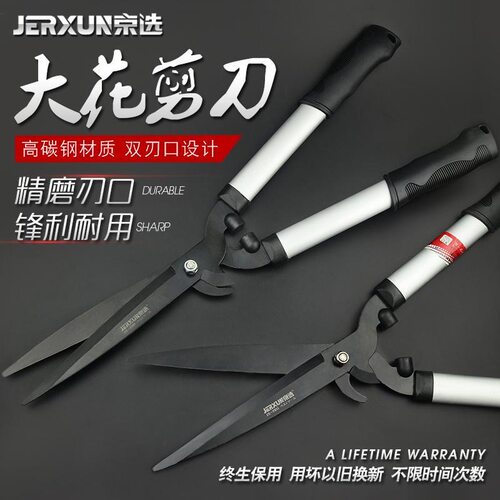 京选大花剪刀园艺剪刀园林花艺树枝修枝剪刀粗枝剪草坪剪果树剪刀