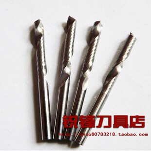4MM-10MM单刃铣刀 密度板亚克力 钨钢电脑雕刻CNC铣刀 /数控刀具