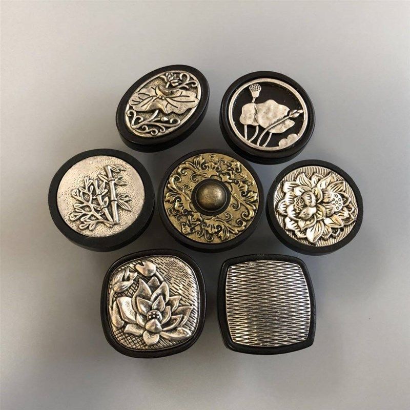 高端欧式复古橱柜拉手 合金花朵镶嵌木拉手手工艺术拉手抽屉拉手,金属材料及制品,金属罐/桶/瓶,淘宝优惠券,粉丝福利购,淘宝优惠卷