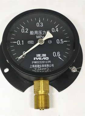 船用压力表上海派奥YC100  0.6MPA/1mpa/1.6mpa规格齐全YC60