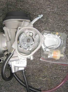 狮跑沙滩车400CC化油器36口径XY400复古棍王PD36J化油器越野车
