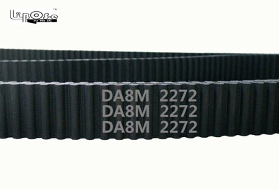 定制 HTD 双面齿 DA8M 2272 284齿 橡胶 同步带 圆弧齿 传动带