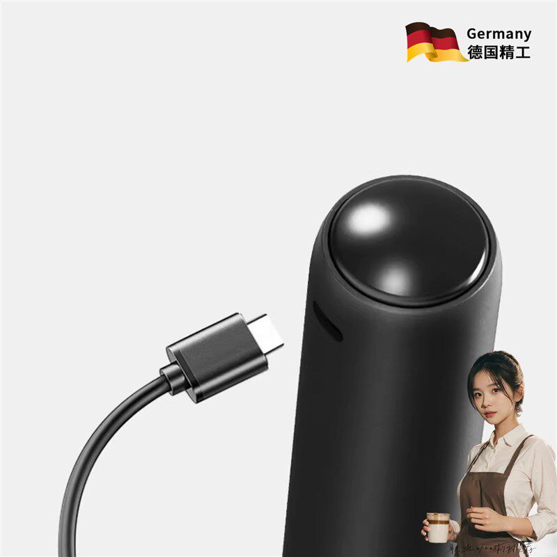 电动打奶器咖啡迷你奶泡机拉花搅C拌无线打发器手持式牛奶搅拌机