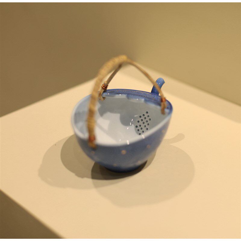 亦宋书院《洒蓝》分茶器 绿茶I泡茶器 公道杯 提梁陶瓷
