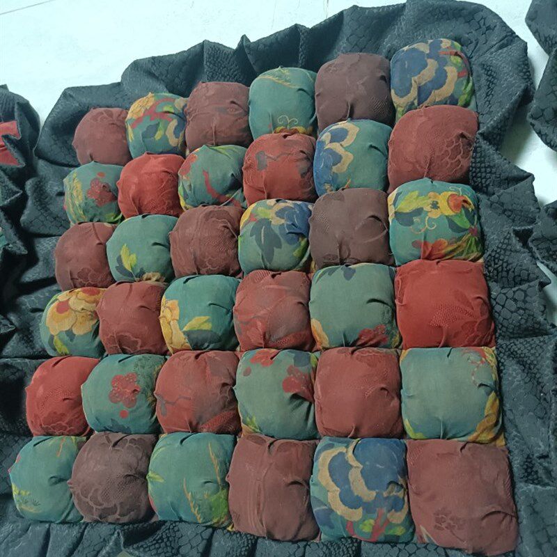 香云纱泡芙馒头坐垫馒餐椅垫办公室久坐学L生宿舍板凳子座椅子屁