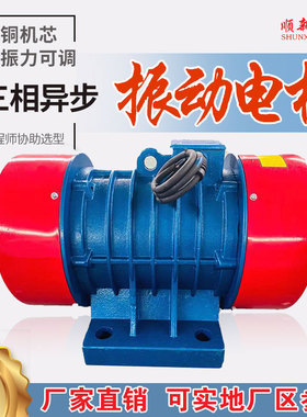 振动电机纯铜380V三相异步震动马达仓壁震动电机YZS/YZO/YZD246级