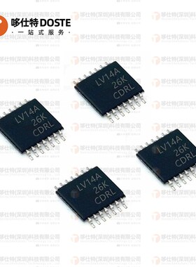 SN74LV14APWR贴片逻辑芯片LV14A TSSOP-14六路施密特触发器反相