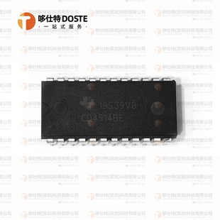 DIP24封装 CD4514BE 逻辑芯片信号开关芯片ic CD4514 全新原装