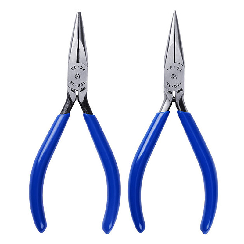 日本进口马牌KEIBA微型尖咀钳 尖嘴钳HL-D04有牙长嘴钳HL-D14
