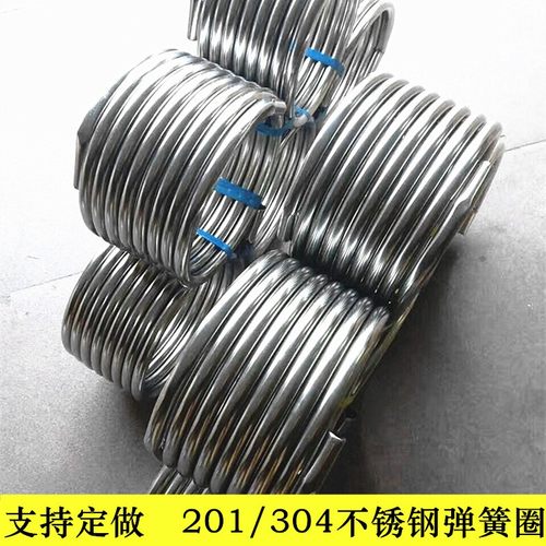 304不锈钢弹簧圈阳台围栏装饰门花配件圆管不锈钢防盗网门窗管弯