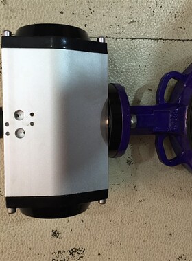 气动蝶阀D671X-16Q 气动开关蝶阀 压缩空气气管蝶阀50 65 80 100