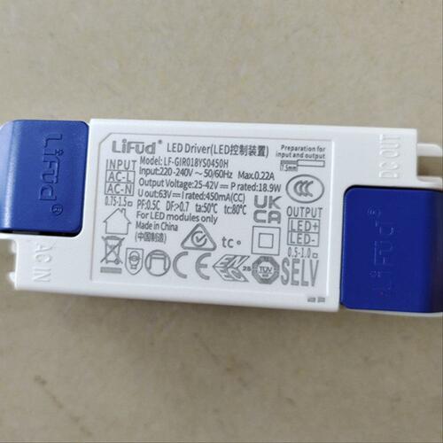 Lifud LED Driver LED控制装置LF-GIR018YS0450H驱动25-42V18.9W
