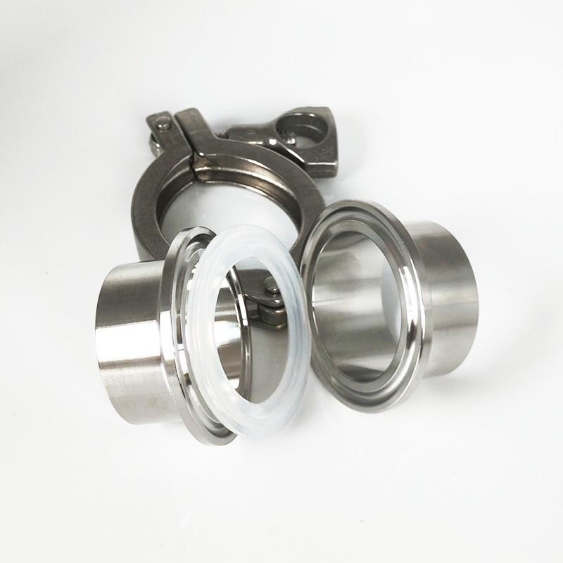 包邮201不锈钢卡箍接头套 焊接卡盘卡扣硅胶垫片快开管道配件