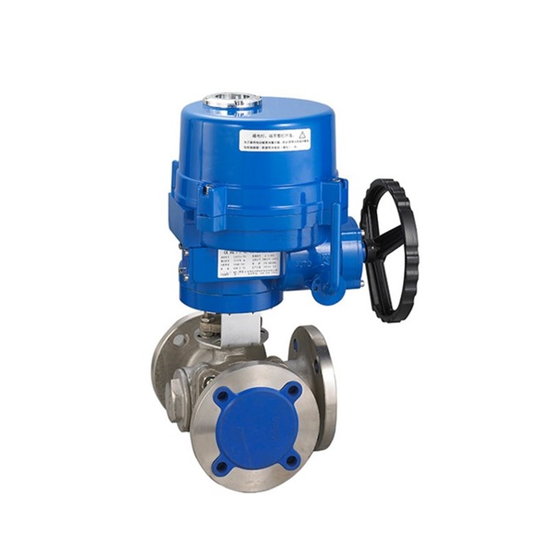 防爆型电动三通球阀 电动T/L型三通换向阀 防爆电动阀门 Q944/5F