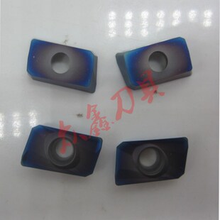 淬火钢蓝涂层数控铣刀片不锈钢高硬APMT160408PDER APMT1135纳米