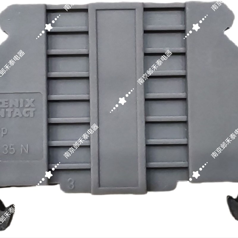 菲尼克斯 组合导轨式接线端子 终端固定件 - E/NS 35 N - 0800886