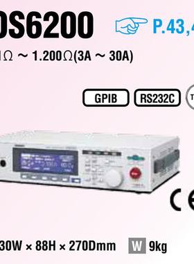 日本菊水TOS6210接地导通电阻测试仪TOS6200A全新30A/60A原装正品