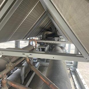 二手风冷热泵克莱门特全新3台制冷量900kw出租与出售