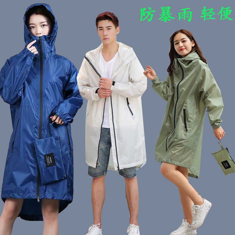 防暴雨雨衣女成人韩国时尚徒步全雨披/雨衣