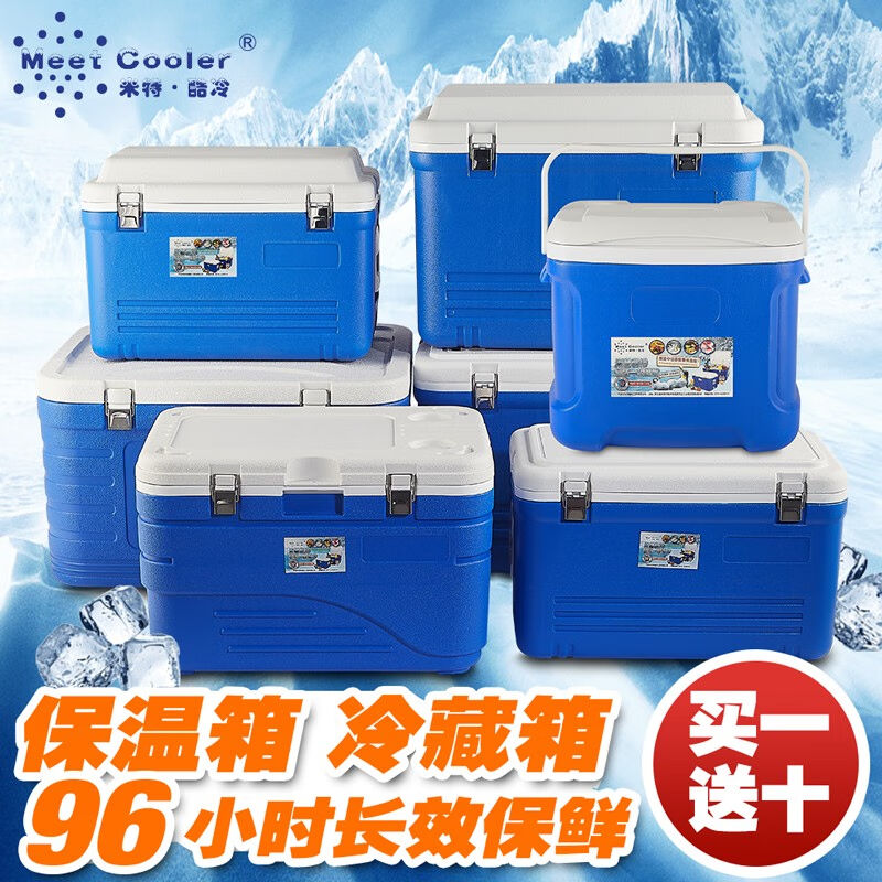 保温箱冷藏箱户外冰桶家用便携保鲜箱母乳冷冻箱海鲜冷链运输箱超
