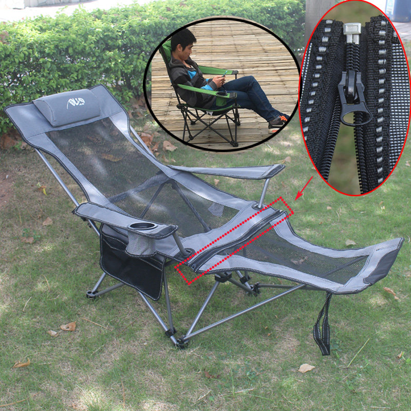 户外折叠躺椅办公午休椅便携超轻靠背钓鱼椅子家用休闲沙滩露营椅