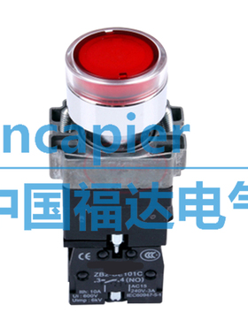 带灯按钮XB2-BW34M1C XB2-BW34B2C按钮带灯红黄绿24v220v