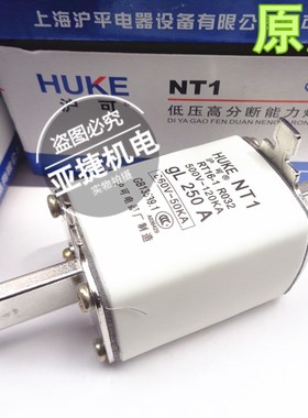 沪可 熔断器 NT1 RT16-1 R036 gL 125A 160A 200A 250A HUKE 500v
