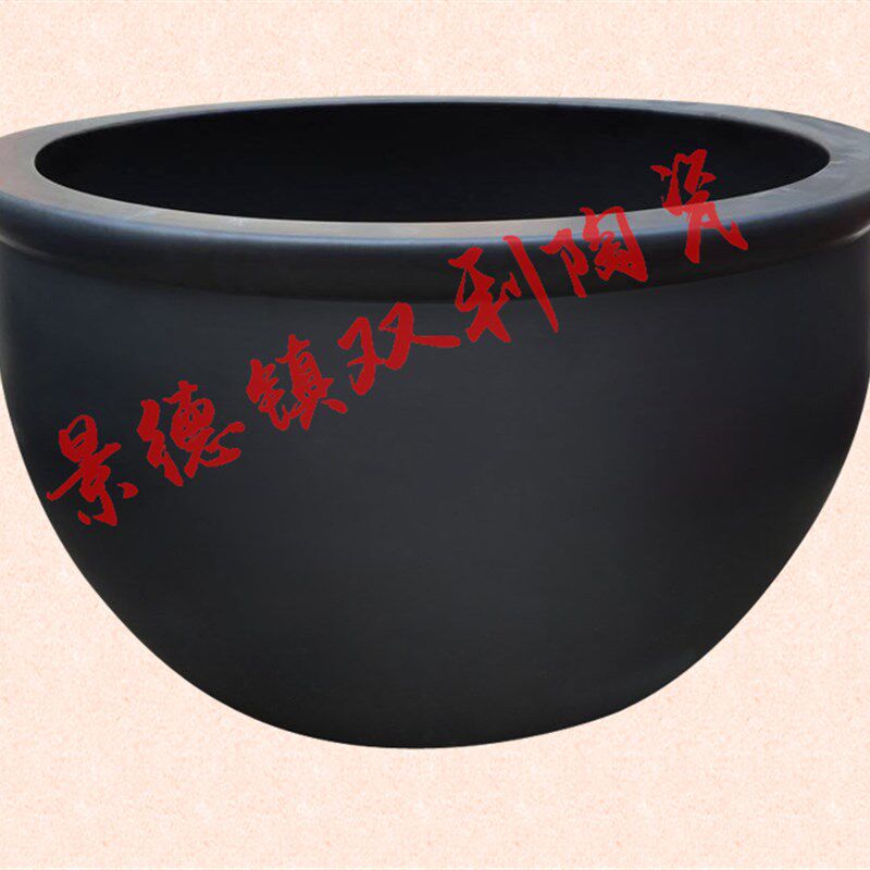 温泉陶瓷大缸1.2米大口径洗浴中心泡澡大缸厂家定做浴场陶瓷泡澡