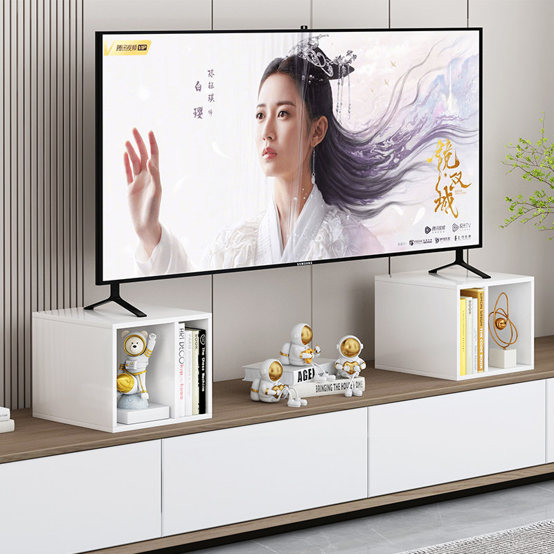 液晶电视置物架增l高底座台加高垫高抬高机收纳柜神器升高架子支