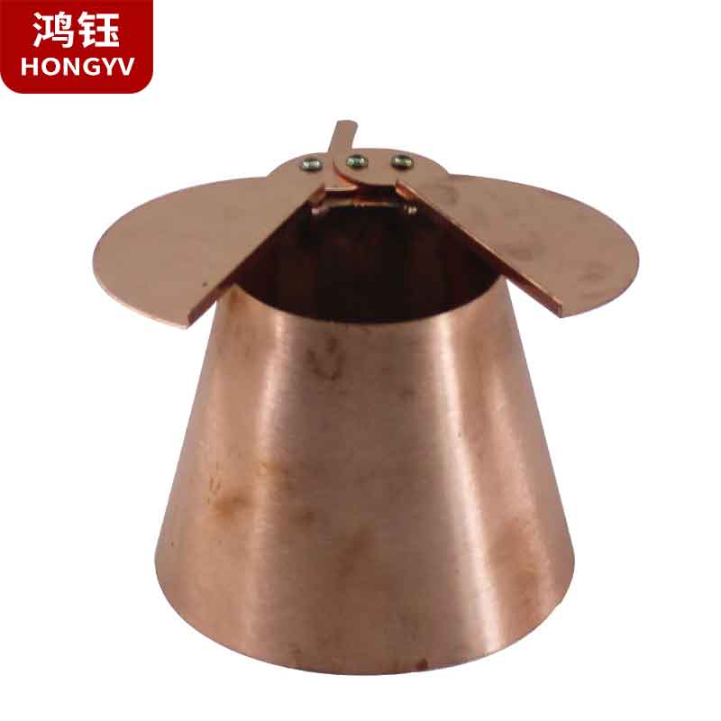 木炭铜火c锅拔火冒火锅炉火锅帽纯铜火锅烟筒冒纯紫铜压火帽牛蛙