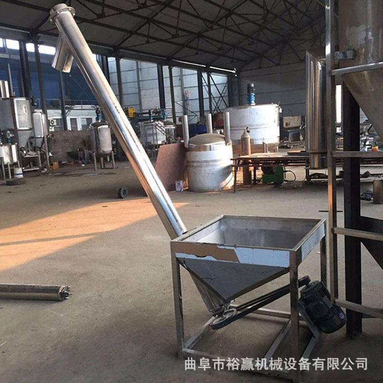 大型化工制药螺旋输送机粮食皮带运输提升机全自动真空上料机