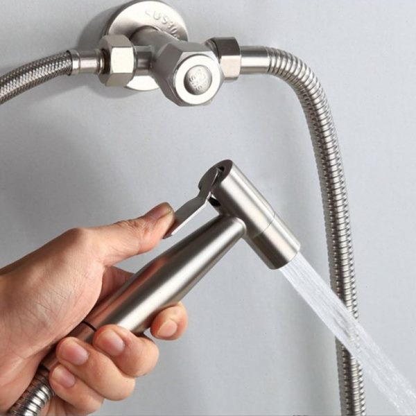 Handheld Toilet Bidet Faucet Sprayer Stainless Steel Bathroo