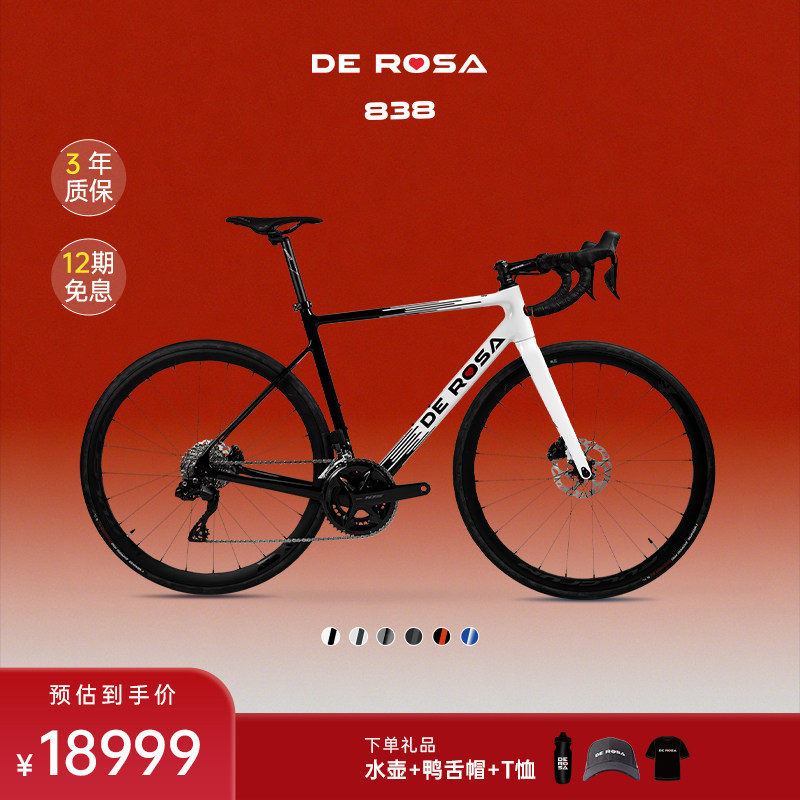 DE ROSA德罗萨 838国行碳纤维耐力架入门骑行公路自行车架
