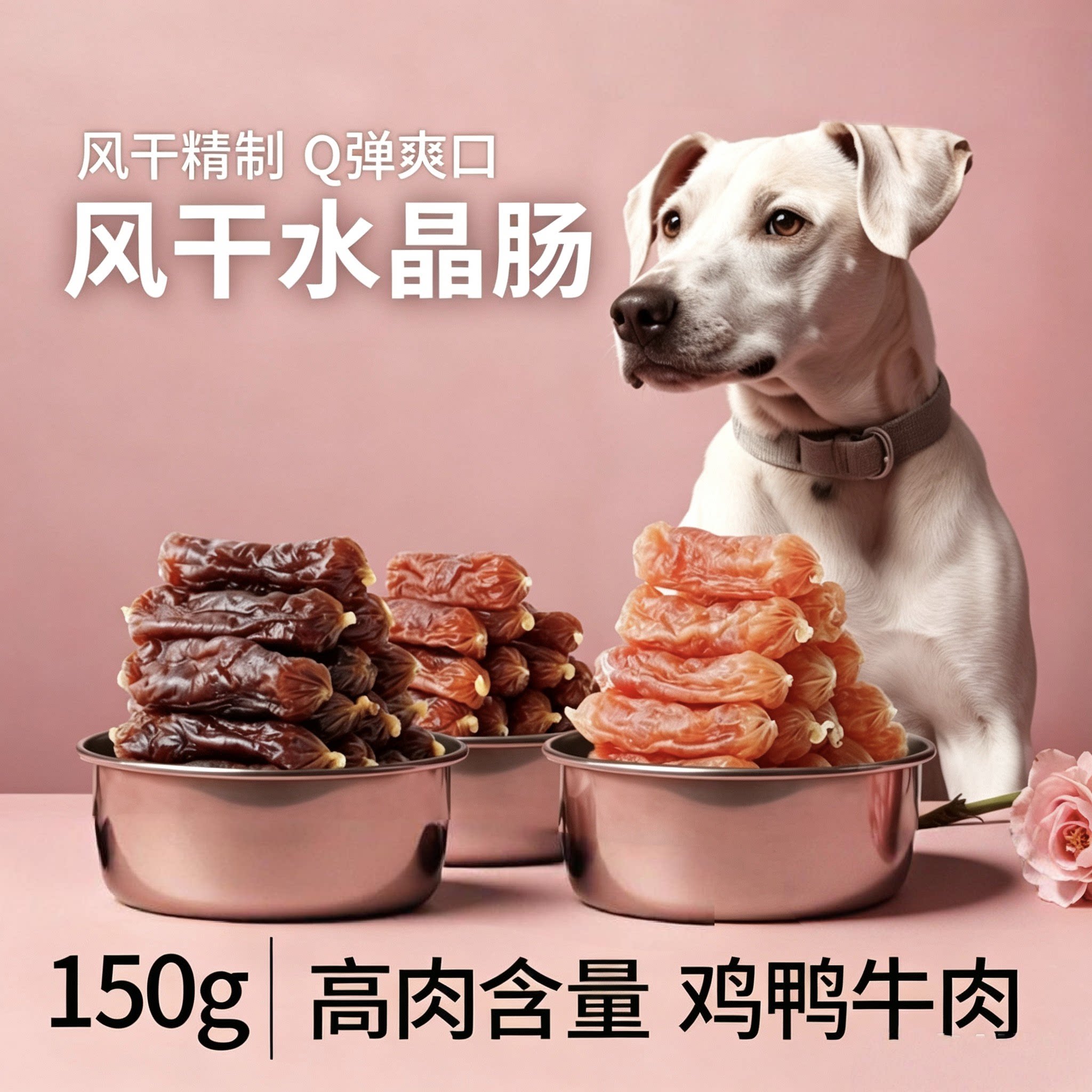 肠狗狗互动鸡肉零食宠物零食肉肠